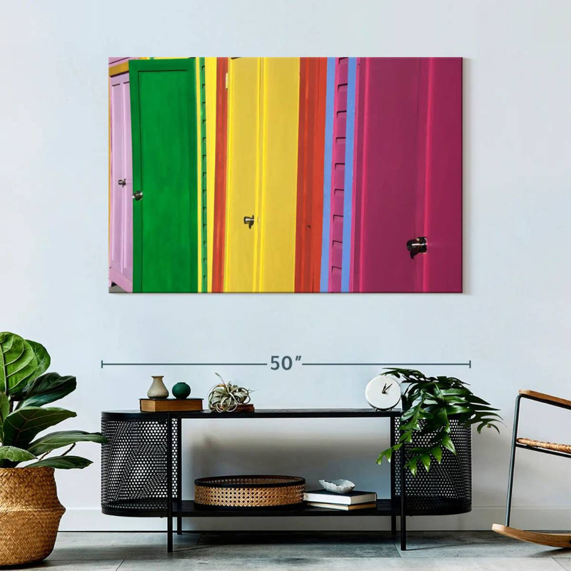 Lilie Vibrant Caribbean Door, 32" H x 48" W