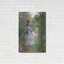 Red Barrel Studio® «Girl With Dog» par Claude Monet, art mural en métal-281275947