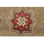Tapis brun nouvel âge en laine 3 pi 3 po x 4 pi 9 po Montrice