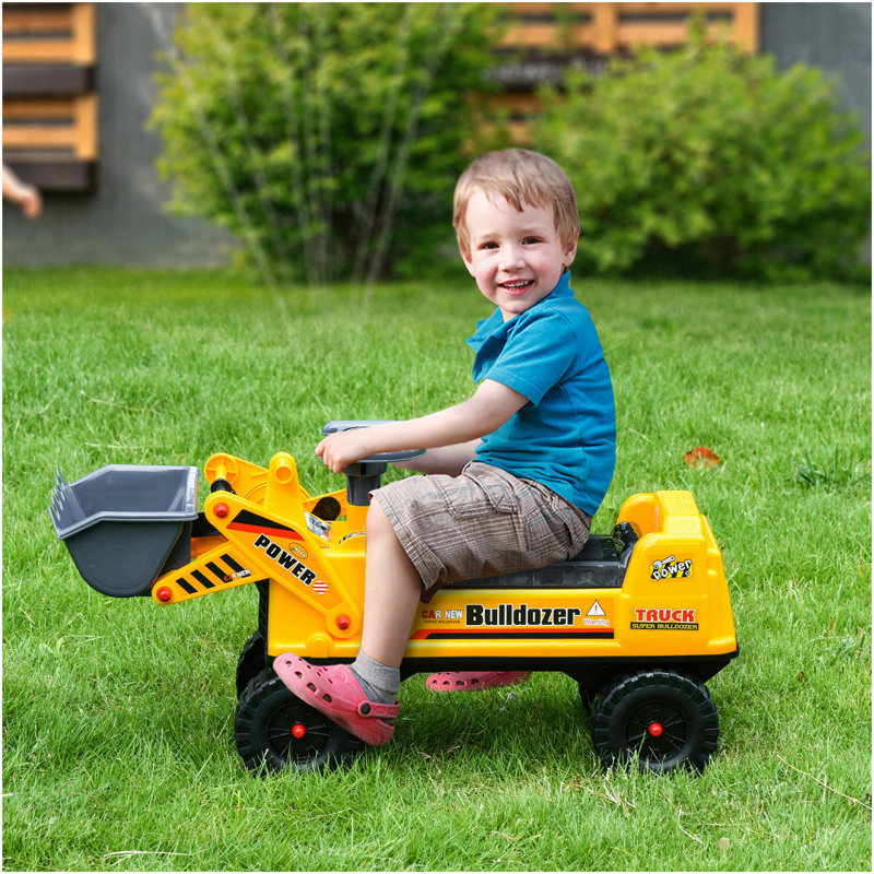 Bulldozer pour enfant avec roulettes robustes