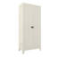 Armoire de rangement 71 po à 2 portes avec serrure, armoire de rangement en métal avec portes et tablettes réglables 71 po