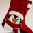 Classic Wintertime Penguin Personalized Christmas Stocking-92661356