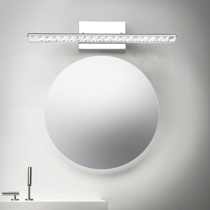 Deleyza LED CHROME Crystal Vanity Light, 24" L x  4.7" H x 4.3" W