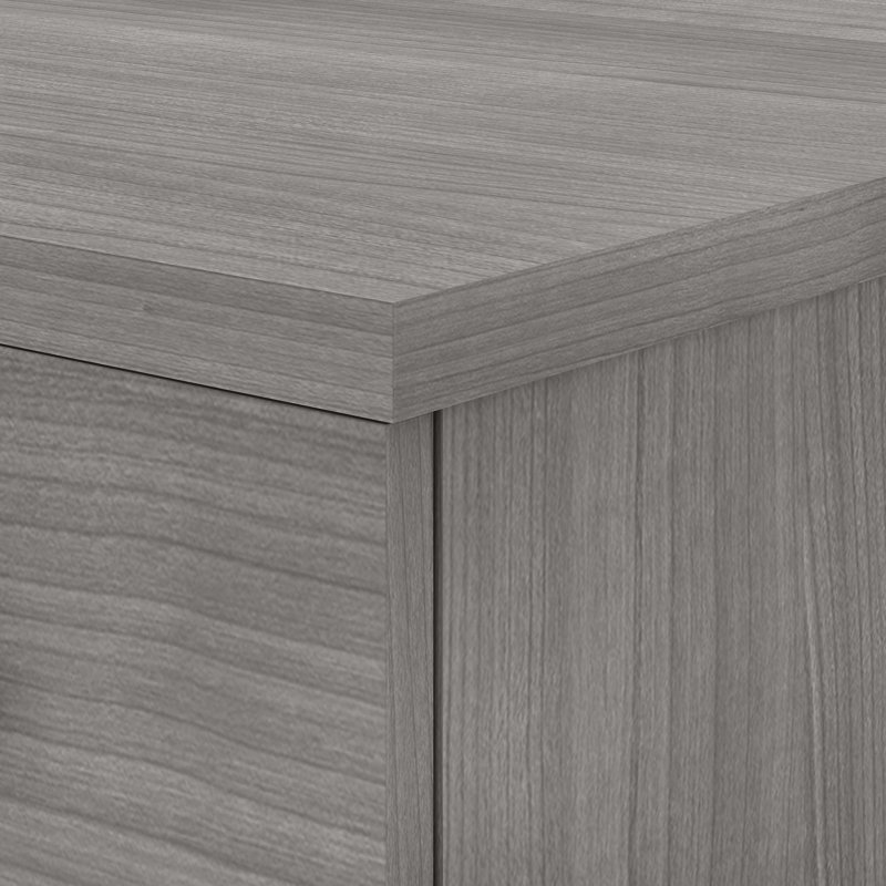 Ensemble de bureau d'ordinateur 3 pièces Magomed, Gris platine