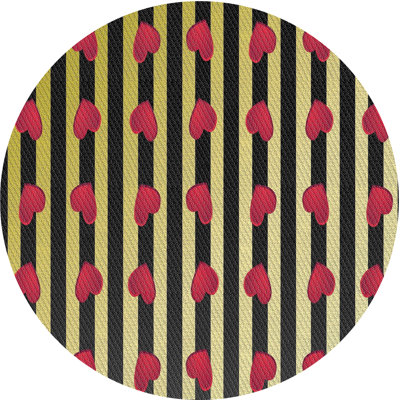 Tapis rouge / vert Power Loom