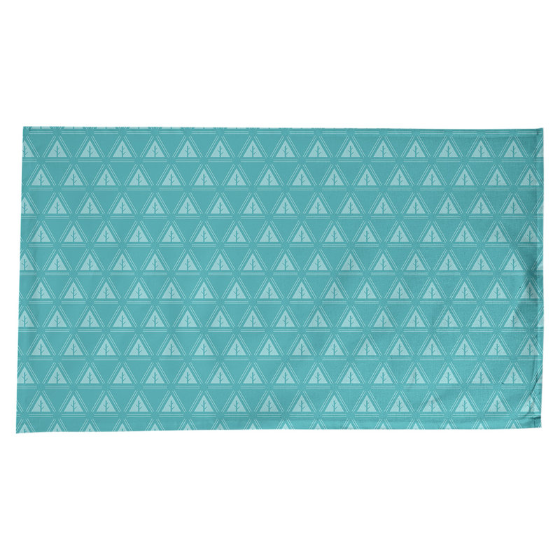 Nappe d’arbre minimaliste classique Barbra, Bleu sarcelle