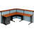 L-Shaped Synthetic Laminate Reception Desk-349184245
