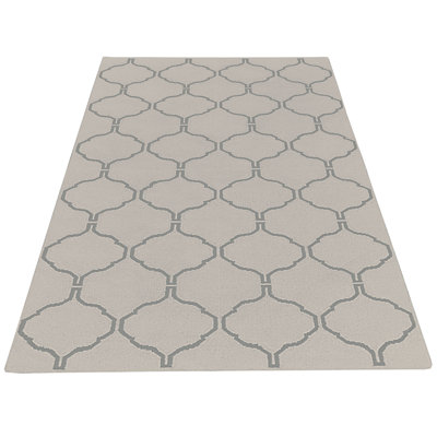 Hand Woven grey Indoor Rug