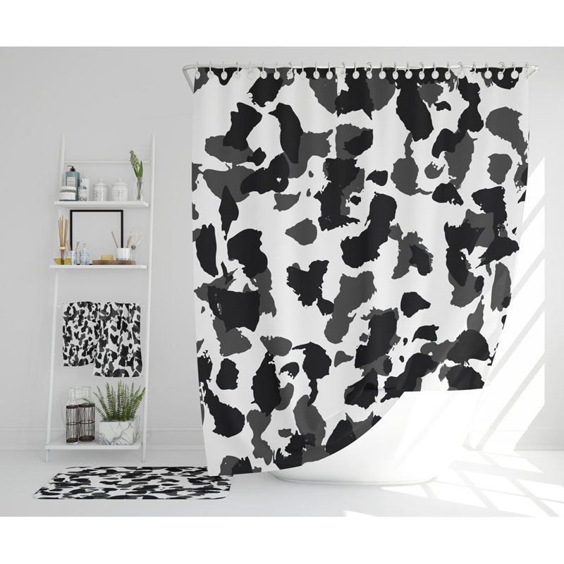 Neorah Polyester Shower Curtain Set