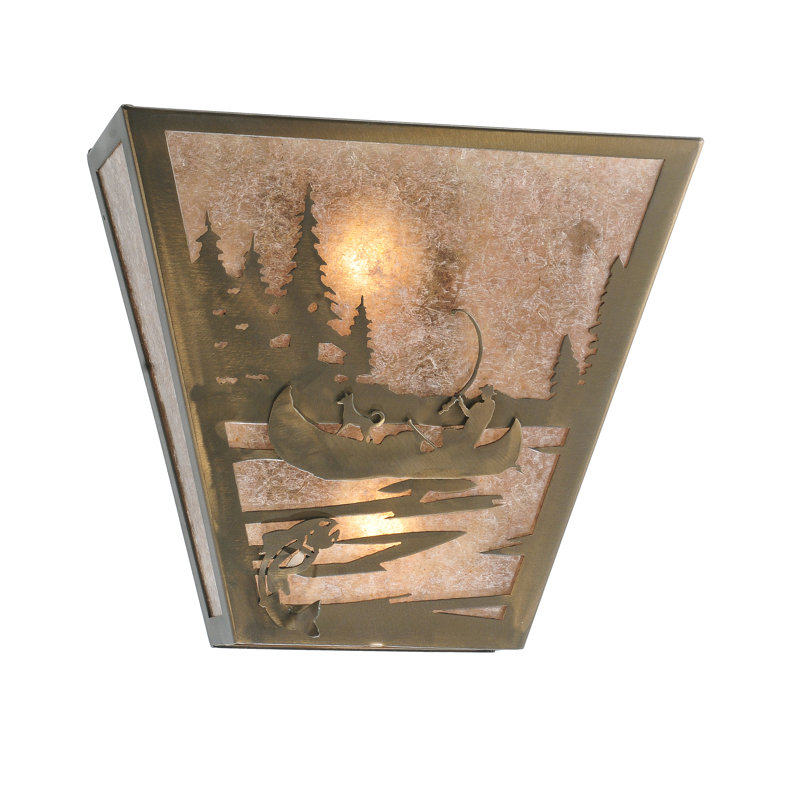 2 - Light Flush Mounted Sconce