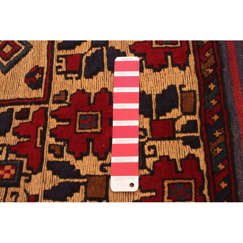 Tapis rouge tadjik 3 pi 10 po x 6 pi 2 po