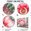 Fleurs de cactus Pincushion I - décor floral en métal, impression métallique de cactus floral-569713869