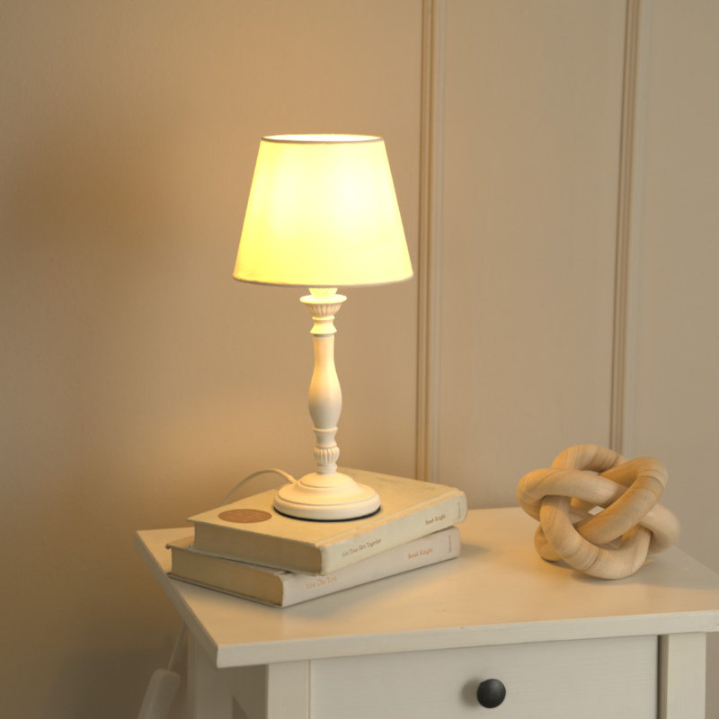 Darian Table Lamp, Yes, White