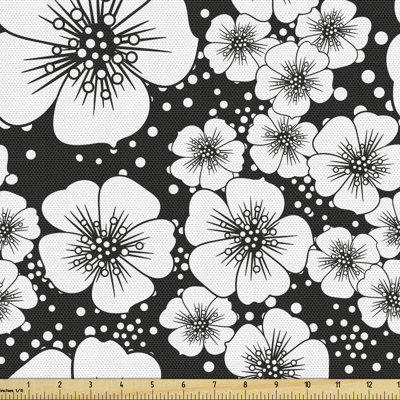 Charlei Nostalgia Apple Blossoms and Dots Multi-Purpose Fabric