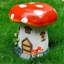 Statue tabouret Mushroom