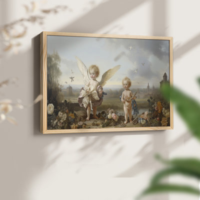 Angels From Above-VII - Reproduction encadrée - Restickable