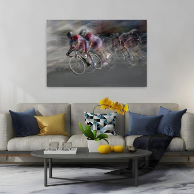«Dynamic Cycling Motion», impression murale contemporaine