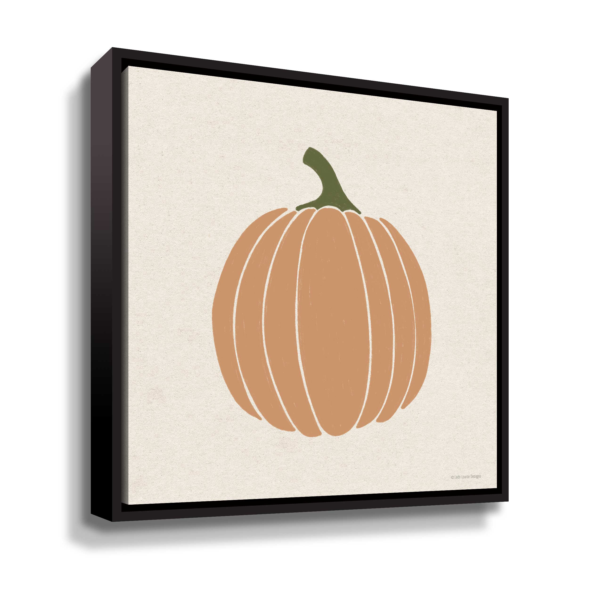 ArtWall Pumpkin Framed On Canvas Painting Wayfair