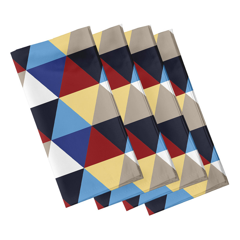 Chalon Geometric Napkins, Yellow