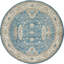 Tapis décoratif floral bleu Linz-40278212