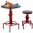 Anguel Pine Round Solid Wood Top Metal Base Dining Table-1969342847