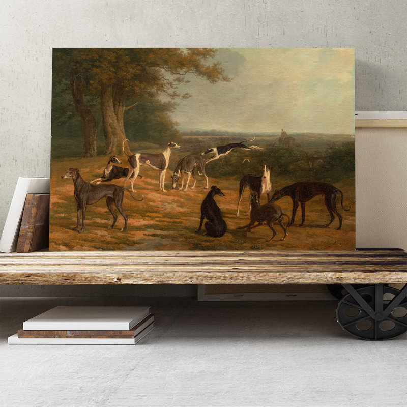 Jacques-Laurent Agasse - Wrapped Canvas Painting, 35cm H x 50cm W