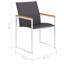 Ruairi Stacking Patio Dining Armchair with Cushion