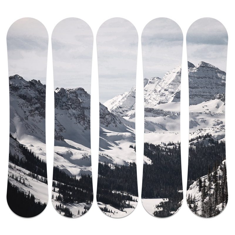 Snowy Bells V Print by David Brown