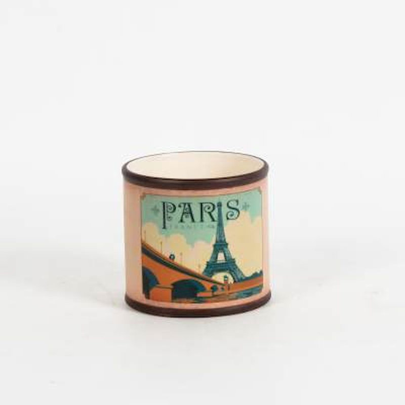 Pot à fleurs en céramique Kelly, H 3,94 po x l 4,13 po x P 4,13 po
