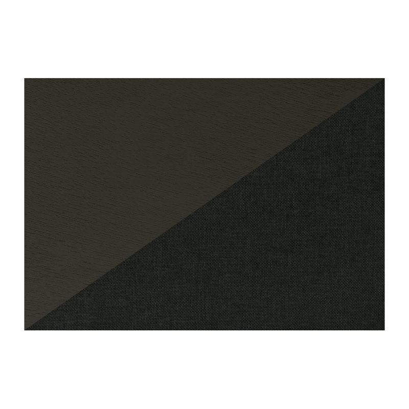 Chaise rembourrée, Gris, Noir