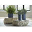 Cast Boulder Coffee Table, Roman Stone, SM