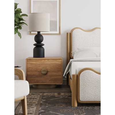 Table de chevet en bois massif Mousaw