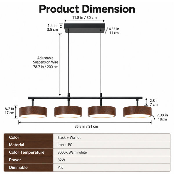Product Dimensions