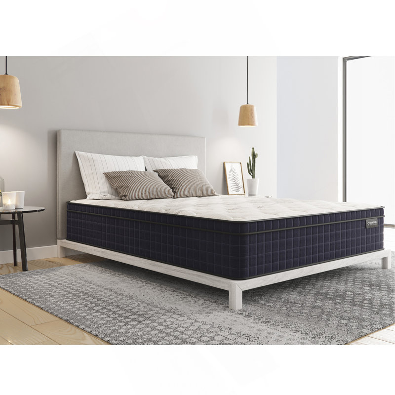 Copper Cooling, Supportive, Good Motion Isolation Hybrid With Luxurious Euro-Top 12.5" - Medium Feel, Greenguard Gold Certified, White Label Ready