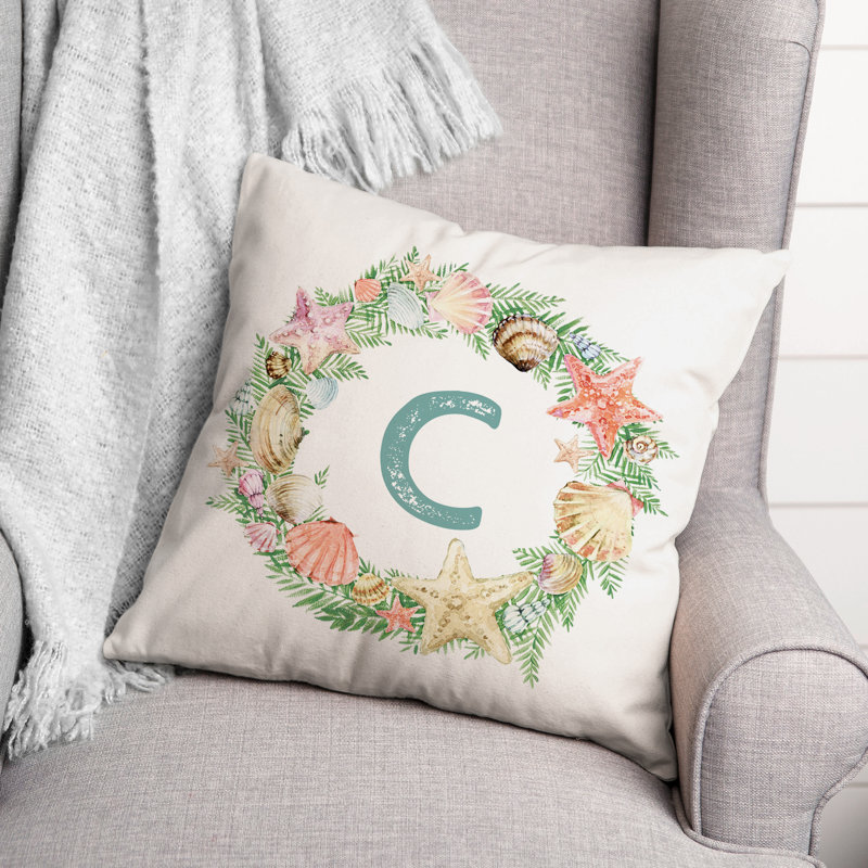 Reversible Throw Pillow, C