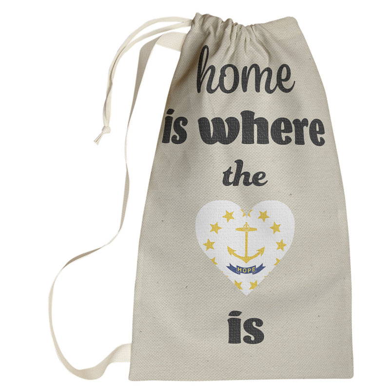 Sac à lessive Heart, Petit (H 64 po x l 20 po x 1,5 po), Rhode Island