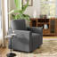 Élégant fauteuil d'appoint courbé, canapé modulaire personnalisable, canapé modulaire confortable pour la chambre à coucher, le salon et le bureau