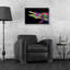 «Alligator» par Bob Weer, art mural en verre acrylique-101650085