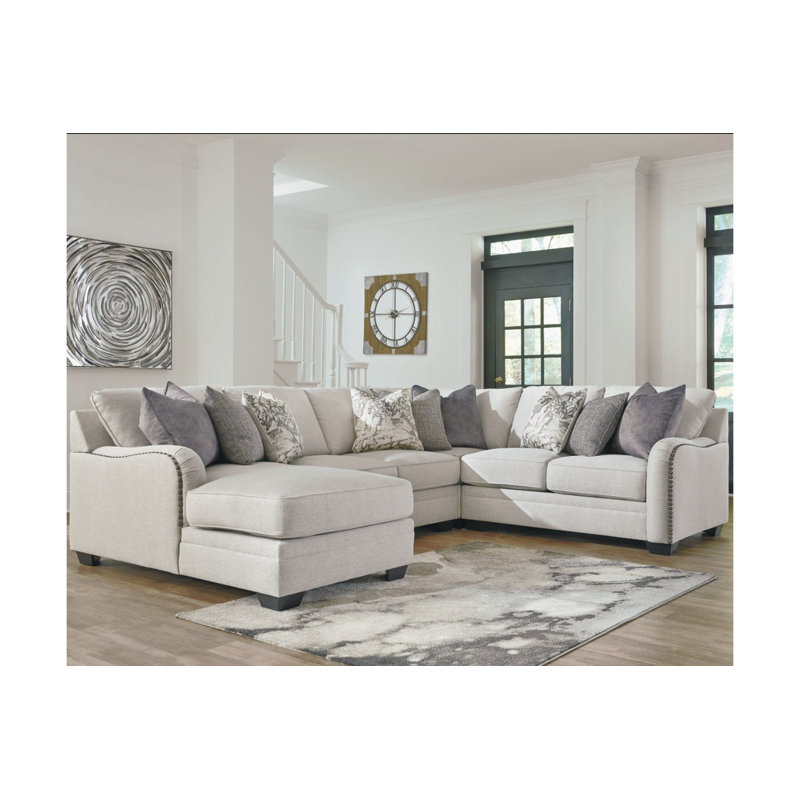 Canapé modulaire 4 pièces avec méridienne Davyn, Left Hand Facing, H 38 po x l 129 po x P 98 po