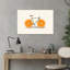 Orange Wheels Contemporary Wall Art Print-968248682
