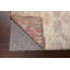 Tapis de couloir beige en laine noué à la main de conception unique 2 pi 7 po x 7 pi 1 po New Age