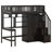 Imantas Kids Twin Loft Bed with Drawers-2144086730