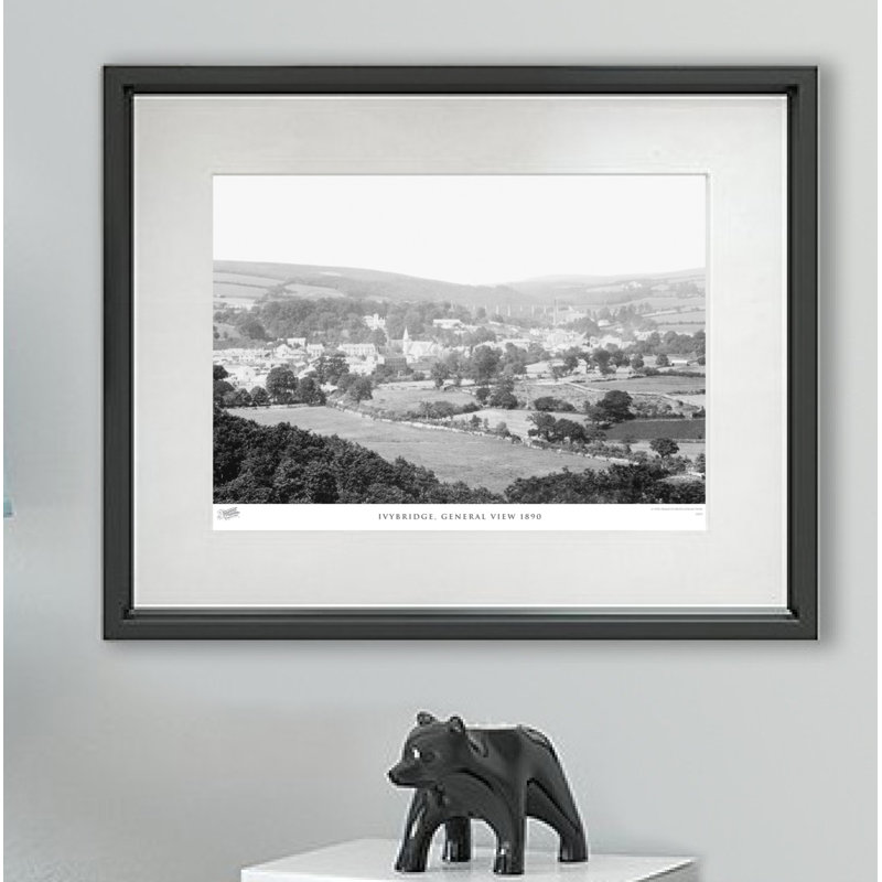 Ivybridge, General View 1890 - Single Picture Frame Print, 60cm H x 80cm W x 2.3cm D