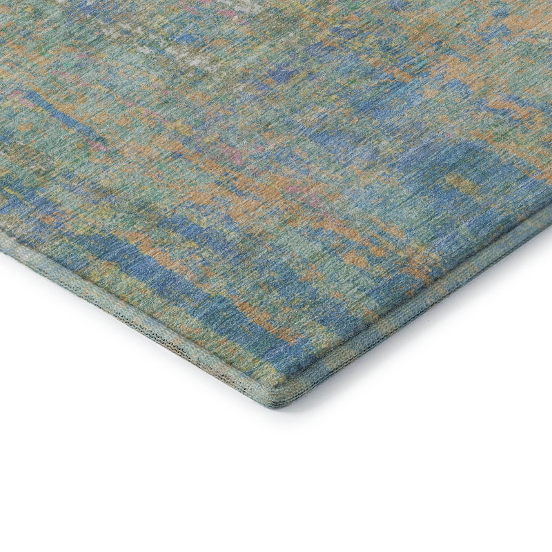Premium Machine Washable Alaina AMF1931 Abstract Rug, Rectangle 10' x 14'