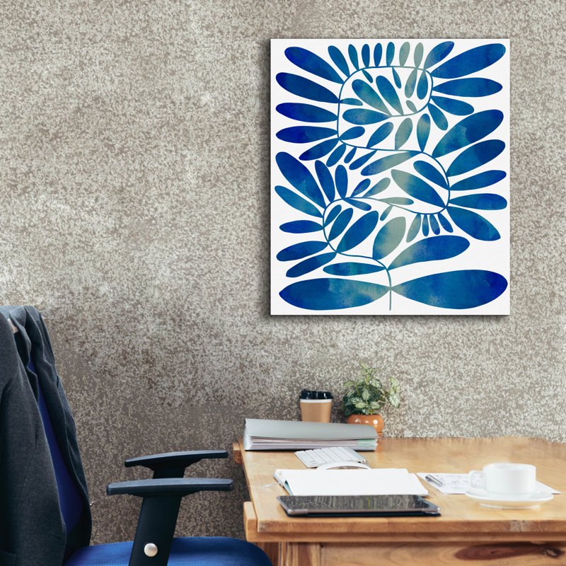  «Summer Sprig 2» par Emma Caroline, art mural sur toile, 26 po x 30 po