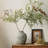 Rustic Gold and Brown Terracotta 8.7-Inch Tall Bud Vase