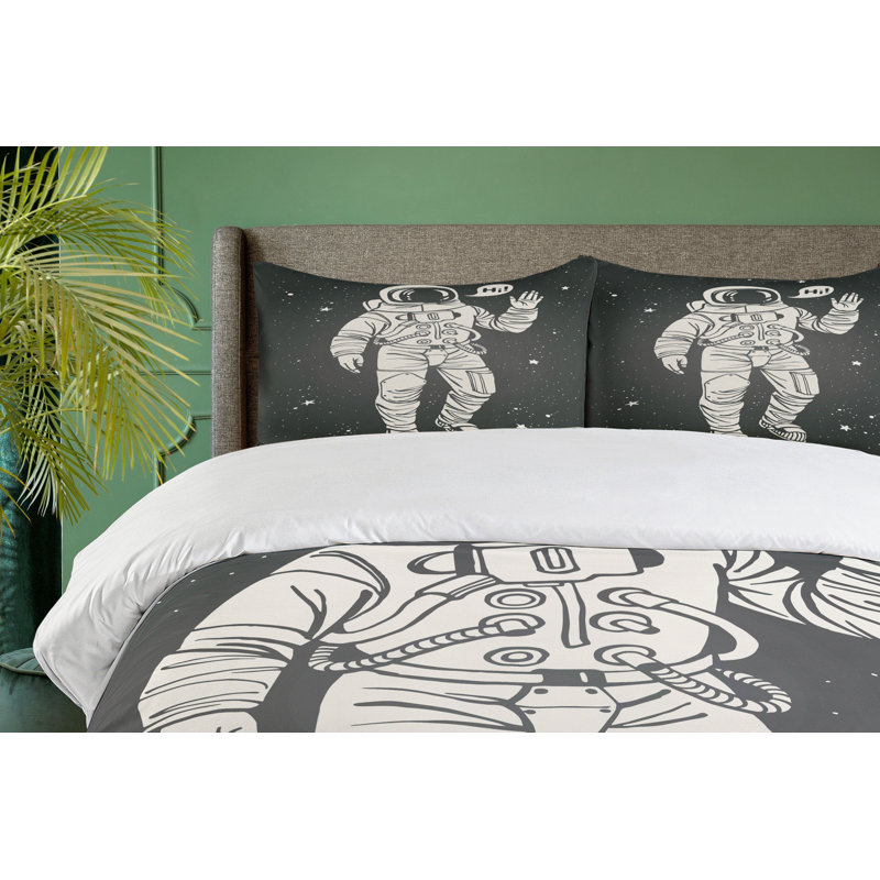 Modern & Contemporary Polyester Duvet Cover, Twin