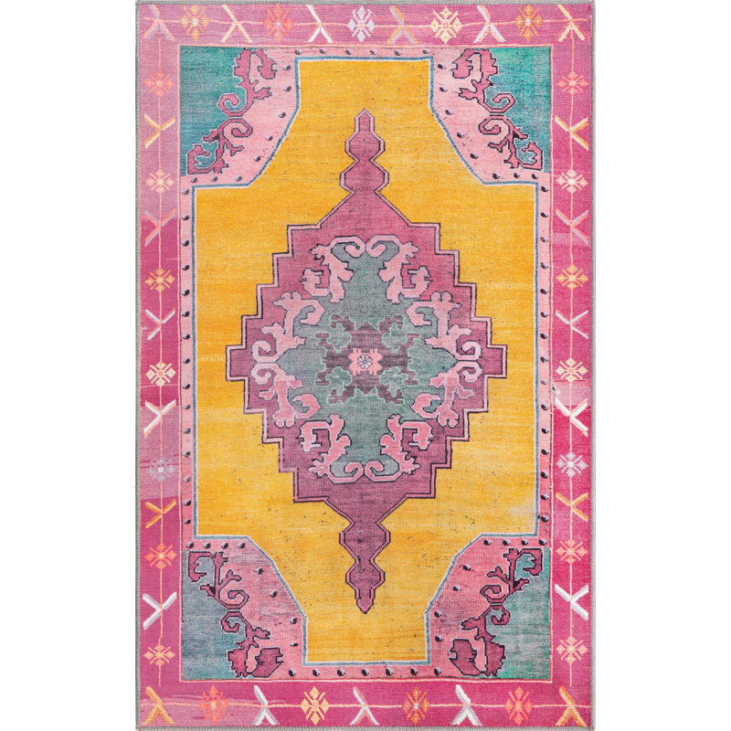 Oppie Oriental Indoor Rug, Rectangle 3'6" x 5'6"