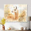 Portrait de lama en forêt II - art mural de salon lama-788398565-788398566-788398564