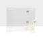 Clear Freestanding Pet Gate with Door 36"w x 30"h-749663428